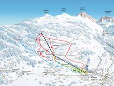 Trail map Pany (Luzein)