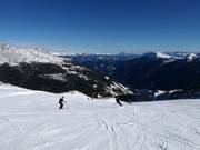 Wide slope in the ski resort of Schwemmalm