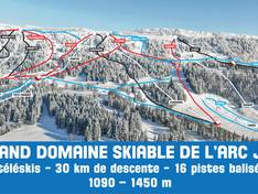 Trail map Bugnenets-Savagnières – Saint-Imier