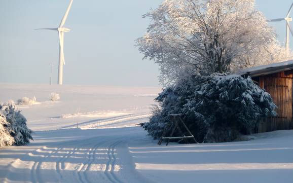 Cross-country skiing Swabian Jura (Schwäbische Alb) – Cross-country skiing Halde – Westerheim