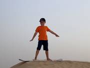 Up on the sand dunes