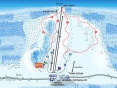 Trail map Makov