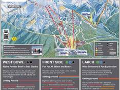 Trail map Lake Louise