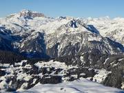 View from Hochjoch to the Kristberg ski area