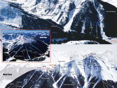 Trail map Silverton Mountain