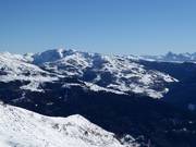 View of the Reinswald ski area