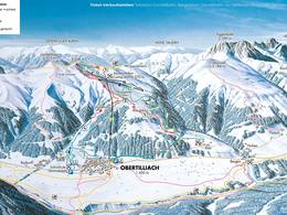 Trail map Obertilliach – Golzentipp
