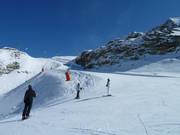 Red slopes for enjoying and carving