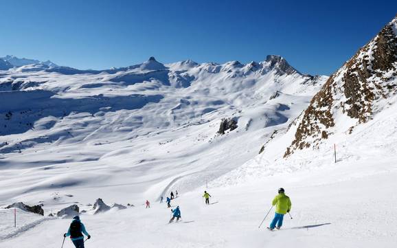 Biggest height difference in the Appenzell Alps – ski resort Flumserberg