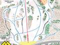 Trail map Laurentian Ski Hill – North Bay