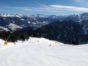 Geols downhill run with a view of the Zillertal