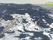 Trail map of the ski resort Benecko