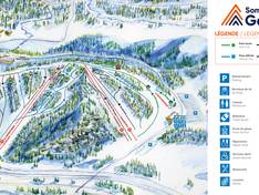 Trail map Sommet Gabriel