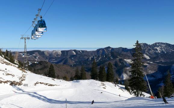 Skiing in the Upper Austrian Prealps