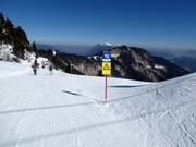 Slope marking in the Garmisch-Classic ski area