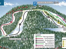 Ski resort Oslo Skisenter Grefsenkollen