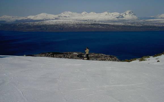 Ofoten: size of the ski resorts – Size Narvikfjellet – Narvik