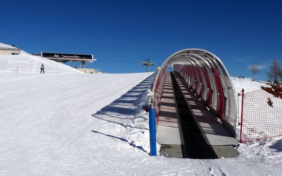 Ski resorts for beginners in the Val d’Ultimo near Merano (Ultental near Meran) – Beginners Schwemmalm