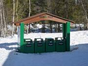 Waste separation in the ski area