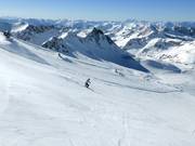 Red slope at Gletscher Jet