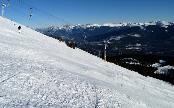 Biggest ski resort in the Jasper National Park – ski resort Marmot Basin – Jasper