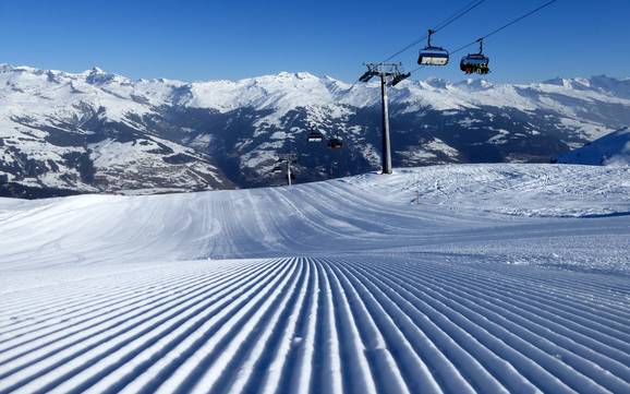 Skiing in the Surselva