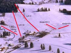 Trail map Panoramalifte – Hopfen