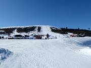 View of the ski resort from the Stötentorget