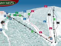 Trail map Madarasi Hargita