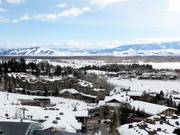 View of the accommodations in Teton Village