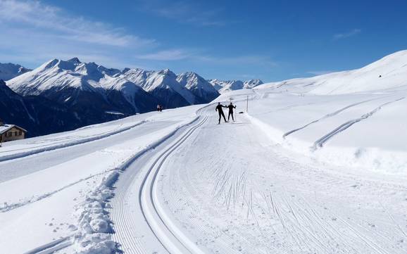 Cross-country skiing Lower Engadine (Unterengadin) – Cross-country skiing Scuol – Motta Naluns