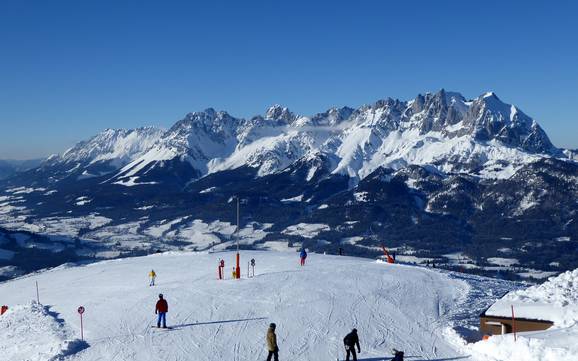Skiing near Erpfendorf
