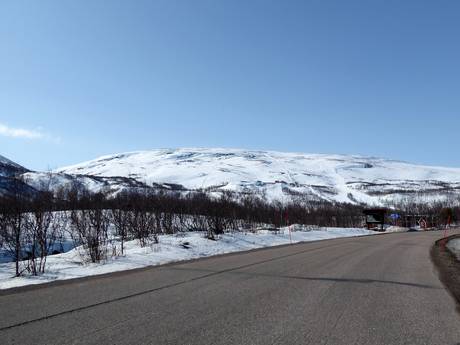 Norrbotten: access to ski resorts and parking at ski resorts – Access, Parking Fjällby – Björkliden