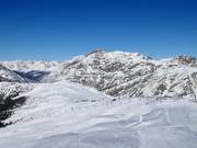 View of the slopes of Mottolino