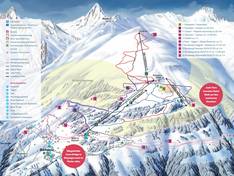 Trail map Bellwald