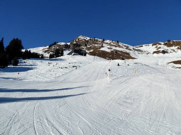 Slopes in the upper area at the Jöchelspitzbahn