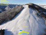 Race training ski slope at Rittisberg