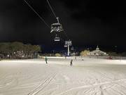 Night skiing