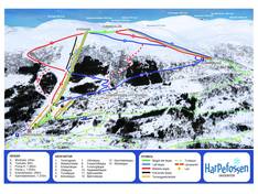 Trail map Harpefossen