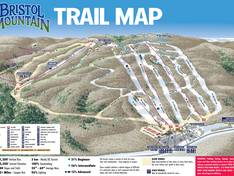 Trail map Bristol Mountain