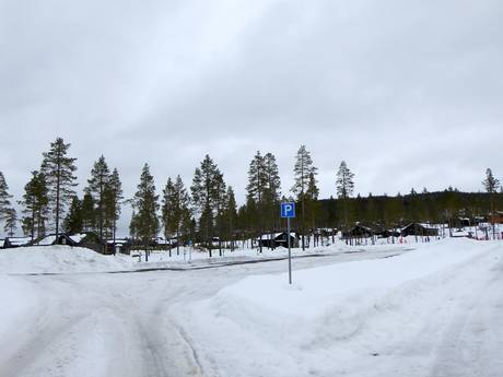 Sweden: access to ski resorts and parking at ski resorts – Access, Parking Idre Himmelfjäll