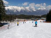 Practice area at the valley station by the children's lift