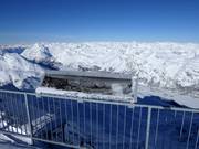 View from the Corvatsch mountain station, 3303 m