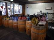 The selection of ski poles