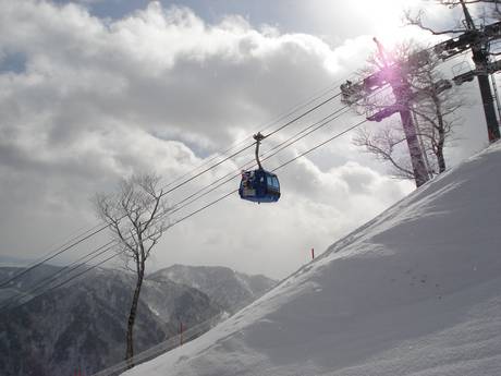 Niigata: best ski lifts – Lifts/cable cars Naeba (Mt. Naeba)