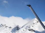 Snowmaking lance in Monterosa Ski