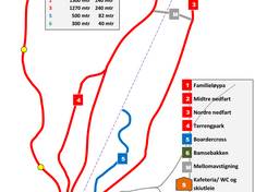 Trail map Rena