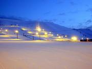 Night skiing