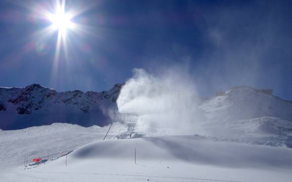Snow reliability Val Senales (Schnalstal) – Snow reliability Val Senales Glacier (Schnalstaler Gletscher)