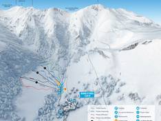 Trail map Bourg d'Oueil